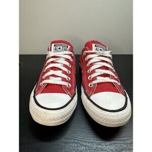 Converse Chuck Taylor All Star Red Low Top Sneakers M9696 Mens 5 Women's 7 #1205